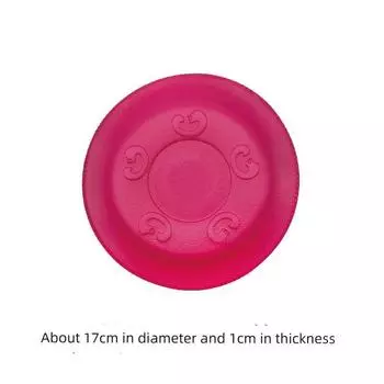 Dog Toy Eva Border Collie Silicone Water Floatable Frisbee Little Red Disc
