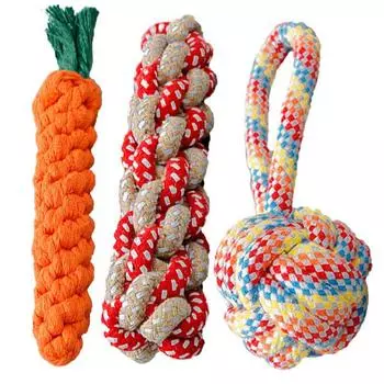 Dog Toy Molar Long Lasting Bends and Hitches Slippers Small, Medium and Large Dogs Teddy/Golden Retriever Bichon Relieving Stuffy Pet Supplies Sought-after 3-piece set