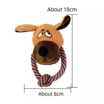 Dog Toy Molar Sound Teddy Bichon Pomeranian Knot Toy Puppy Small Size Dogs Dog Chew Pet Supplies Knot Dog