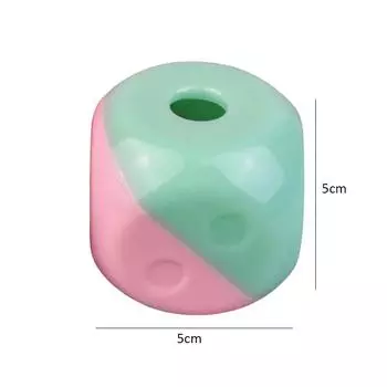 Dog Toys Dice Shape Leaking Food Ball Funny Interactive Pet Tooth Cleaning Balls Bite Resistant Chew Toys For Puppy Supplies