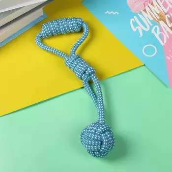 Dog Toys Dog Bite Rope Grinding Teeth Rope Knot Toys Shiba Inu Teddy Puppies Small and Medium Dogs Boredom Relief Toys