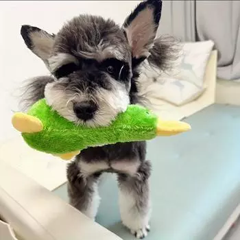 Dog Toys, Teeth Cleaning, Bite Resistant Toys, Interactive Plush Duck Dog Sound Toys, Suitable for Chewing and Grinding жёлтый