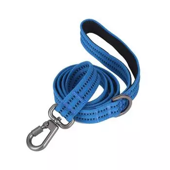 Dog Traction Rope Medium Large Dog Golden Retriever Running Pet Supplies Outdoor Sports Pit Position Webbing Walking Dog Rope M size (2.0 * 120cm)