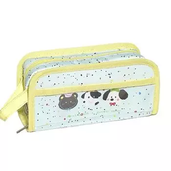 Dog Transparent Pencil Bag Simple Stationery Bags Junior High School Students