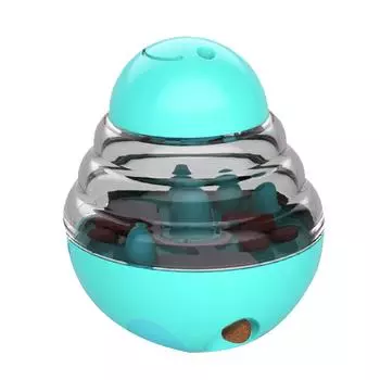 Dog Treat Ball Toy Transparent Window Slow Feeding Educational Dog Treat Dispenser Ball Dog Puzzle T