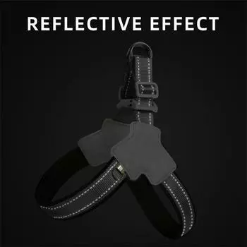 Dog Vest Harness Mesh Breathable Chest Strap For Small Dogs Cats Reflective No Pull Puppy French Bulldog Pet Outdoor Supplies S синий