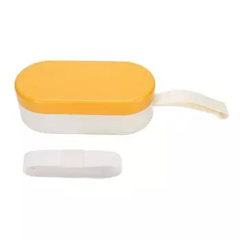 Dog Water Bottle and Food Dispenser Multipurpose Portable Pet Water Bottle and Bowl for Outdoor жёлтый