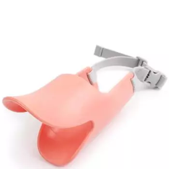 Dogf Bite Duck Mouth Shape Dog Patch Cover Силиконовый противоукусный намордник для домашних животных, милый моющийся чехол для утиного носа S