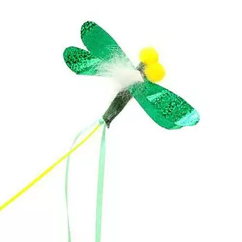 Doggyman Cattyman Playing Cat Bunbun Dragonfly Cat Playing Cat Cat Toy 2 шт.