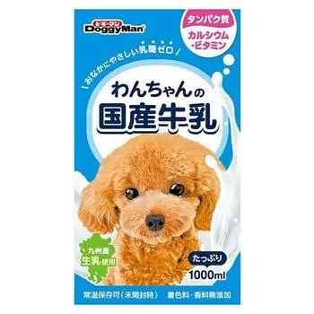 Doggyman Домашнее молоко 1000 мл Лакомства для собак (Оптовая закупка) Собачий [x3]