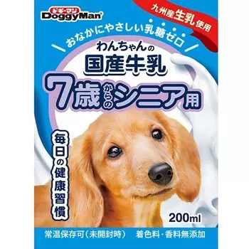 Doggyman Hayashi Домашнее молоко для пожилых людей от 7 лет 200 мл x 3 шт. [Распродажа набора] собаки, старые,