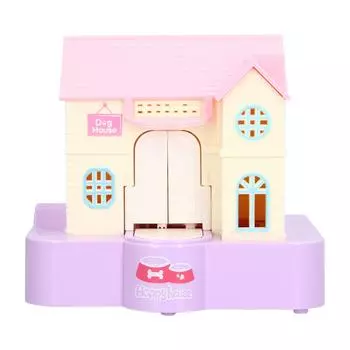 Doghouse Money Saving Box Автоматическое глотание монет со световыми музыкальными эффектами Игрушка в подарок
