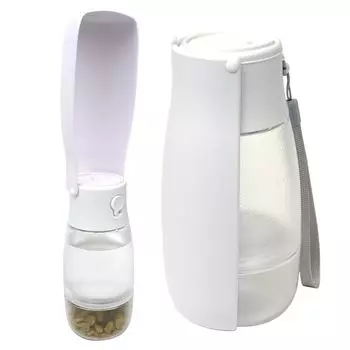 DOGPET Собака Питьевая Вода Для Домашних Животных Подходит Для Большой Собаки Вода Еда Лакомство Активированный Уголь Посудомоечная Машина Белая Бутылка, Бутылка, Прогулки, Собаки,