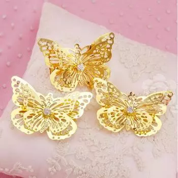 Dogs Stray Bungo Akiko Yosano Golden Butterfly Hair Clip Headband Accessories