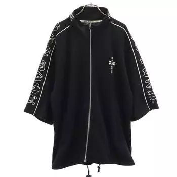 DOGTOWN Черный дракон Вафельное тесто Куртка на молнии черная Мужская Б/У