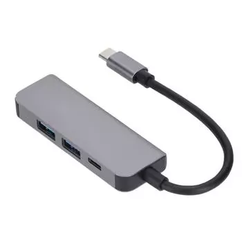 Док-станция 4 в 1 87 Вт Fast PD Port 4K TypeC USB 3.0 Multi Port Hub Adapter