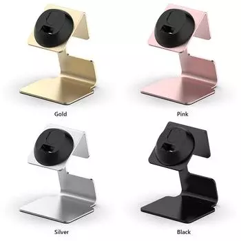 Док-станция для умных часов, алюминиевая силиконовая карта для Xiaomi Mi Ban чёрный