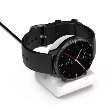 Док-станция для зарядки, подставка, адаптер, USB-кабель для зарядки, держатель для Amazfit GTR 4 GTS 4 GTS3 GTS2 Mini GTR 3/3pro GTS 2/2e GTR3 GTR2 Bip U белый