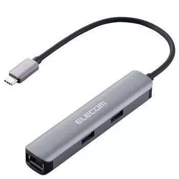 Док-станция ELECOM USB-концентратор Подключение HDMI x 1 Gen1 x 3 HDMI x 1 Порт LAN x 1 Серебряный Type-C USB3.1 DST-C17SV серебряный