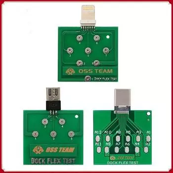 Док-станция Micro USB Type-C, гибкая тестовая плата для iPhone 15, 14, 13 xs x 8G, Android Phone U2, зарядная док-станция, инструмент для тестирования гибкости