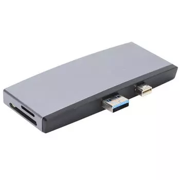 Док-станция расширения USB3.0 6 в 1 многофункциональный 4K High Definition серый адаптер для флэш-диска мыши
