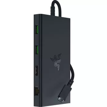 Док-станция Razer USB C Dock с 11 портами Порт для дизайна Порт Gigabit Ethernet Порт HDMI Слот для карты Аудио комбинированный разъем USB Sea Dock от Japan