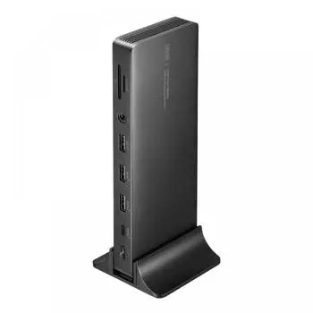 Док-станция Sanwa Supply 4k Hdmi X 2 выхода на экран Адаптер переменного тока в комплекте Usb Cvdk16