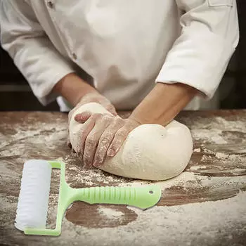 Докер для теста для пиццы, кухонные инструменты, скалка, простая в использовании многофункциональная игла для дырокола для хлеба A