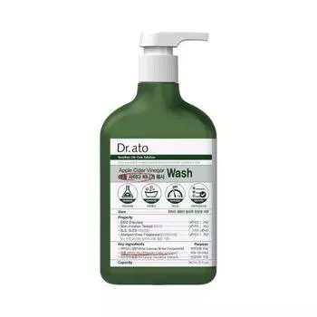 Доктор. Ato Apple Cider Vinegar Wash 310мл, Корейская косметика