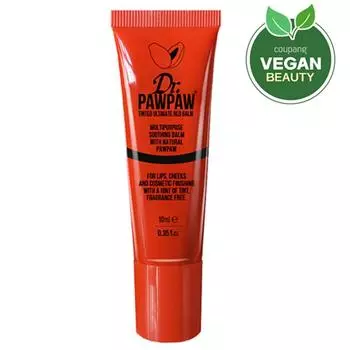 Доктор. Бальзам для губ Popo Tinted Ultimate Red 10 мл, 1 шт.