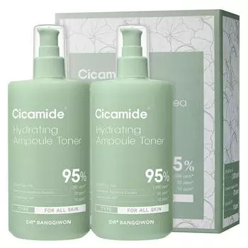 Доктор. Bang Gi-won Cicamine Hydrating Ampoule Toner, 2 упаковки, 500 мл