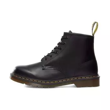 Доктор. Черные кроссовки унисекс Martens 101 Smooth Leather Anle Boot 26230001