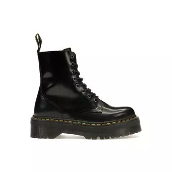 Доктор. Черные мужские кроссовки Martens Jadon Smooth Leather Platform на платформе 15265001 38