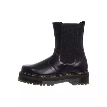 Доктор. Черные женские кроссовки Martens 2976 High Quad Squared Chelsea 31151001 37