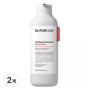 Доктор. Для волос и кожи головы Anti-Aging Heritage Shampoo Earl Gray Bliss Fragrance, 500 мл, 2 шт.