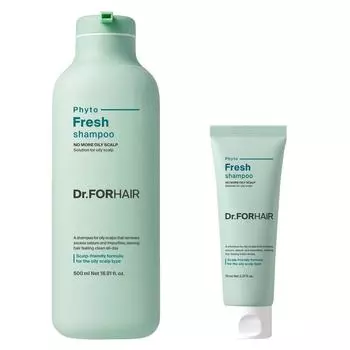 Доктор. Для волос и жирной кожи головы Глубоко очищающий шампунь Phytofresh 500 мл + 70 мл набор, 1 набор