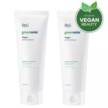 Доктор. G Green Mide Vegan Очищающий гель с легкой кислотой, 150 мл, 2 шт.
