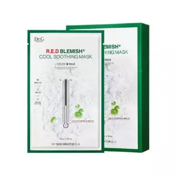 Dr.G Red Blemish Cool Успокаивающая маска (10 кусочков)