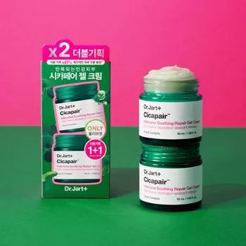 Доктор. Jart Cicapair Intensiv Soothing Repair Gel Cream 50мл 1+1 Special, Корейская косметика