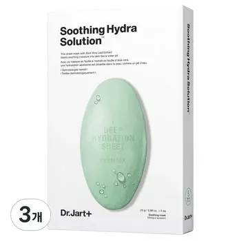 Доктор. Jart Dermask Soothing Hydra Solution, 3 упаковки, 5 упаковок