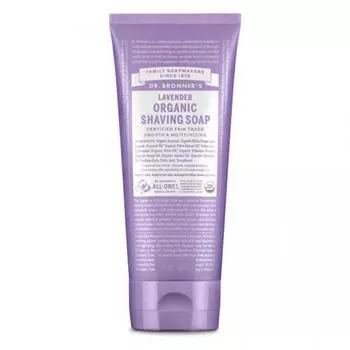 Доктор. Крем для бритья Bronners Gillette Dr.. Мыло для бритья Bronner s Lavender, 7 унций, увлажняющее, лаванда