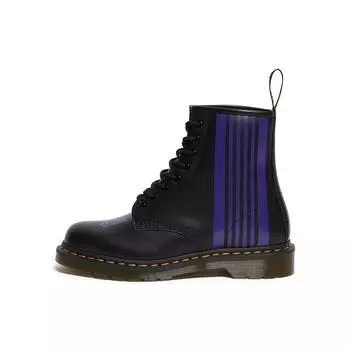 Доктор. Кроссовки унисекс Martens Needles x 1460 Remastered 60th Anniversary Black Purple 26258011