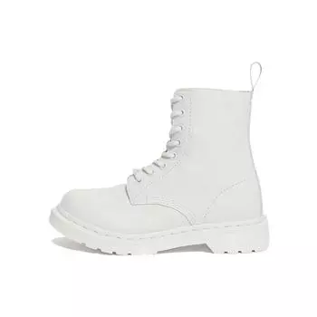 Доктор. Martens 1460 Pascal Mono Virginia Optical Белые женские кроссовки 24480100