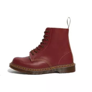Доктор. Martens 1460 Vintage Made In England Ботинки на шнуровке Oxblood Quilon Кроссовки унисекс Красные 12308601 36
