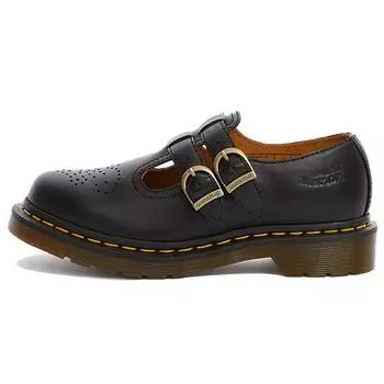 Доктор. Martens 8065 Mary Jane Гладкая кожа Черный (Женский) Женские кроссовки 12916001 39