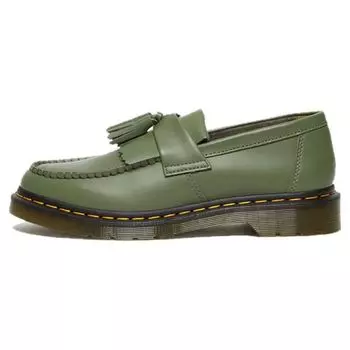 Доктор. Martens Adrian Tassel Loafer Хаки-зеленые кроссовки унисекс Зелено-гладкие 27759384 42