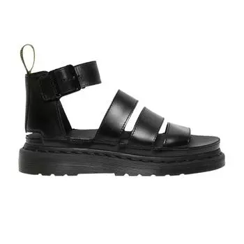Доктор. Martens Clarissa 2 Сандалии с кожаным ремешком Черные женские кроссовки Black-Brando 24477001 37