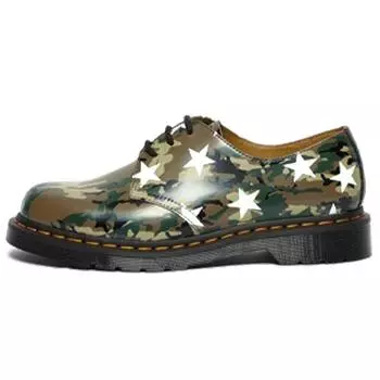 Доктор. Мартенс СОФНЕТ. х КОНЕЦ. Кроссовки унисекс с камуфляжным принтом x 1461 Коричневые многоцветные 27010102