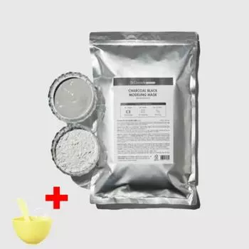 Доктор. Маска для моделирования Schracle Charcoal Cooling Modeling Mask, упаковка 1 кг + 3 набора инструментов в комплекте