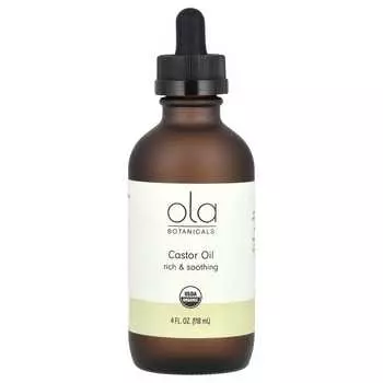 Доктор. Mercola, Ola Botanicals, касторовое масло, 4 жидких унции (118 мл)